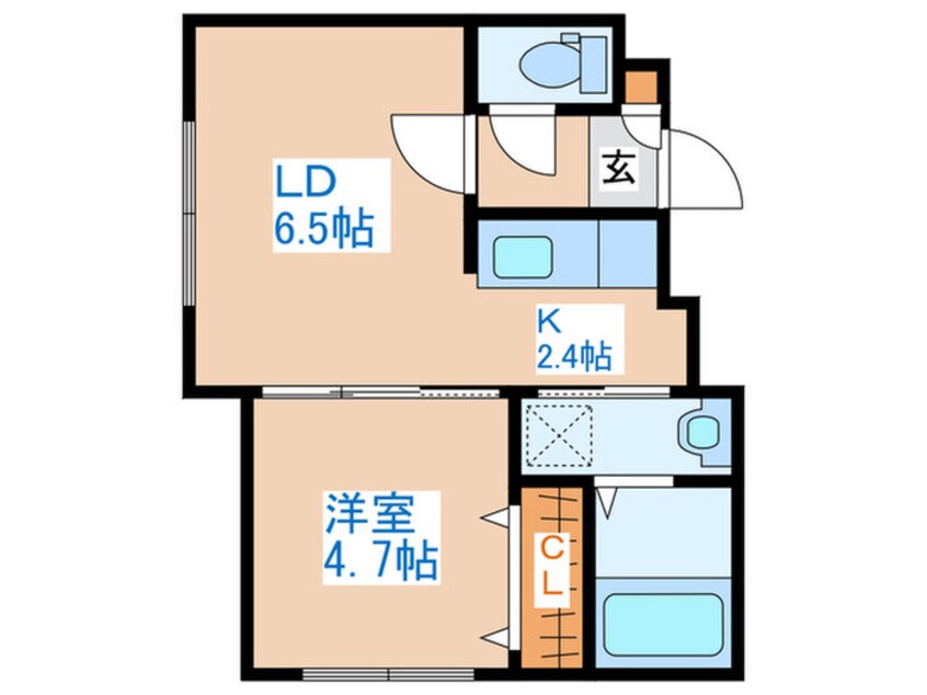 間取図 ヴェルデ　マンティス