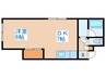 Ｔ．Ｈｏｕｓｅ 1DKの間取り