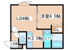 LEE　SQUARE　栄通 1LDKの間取り