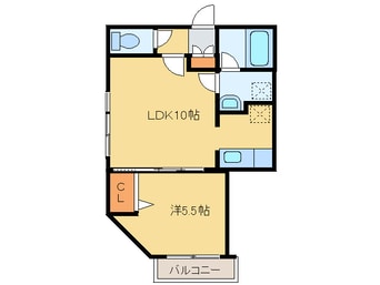 間取図 エミネンス南郷１４
