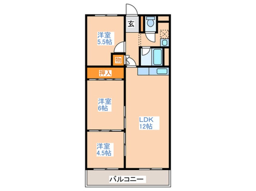 間取図 信和コーポ