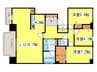 ダイアパレス円山北町 3LDKの間取り