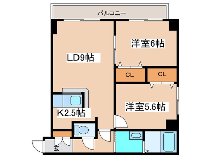 間取り図 N28セントラルビル
