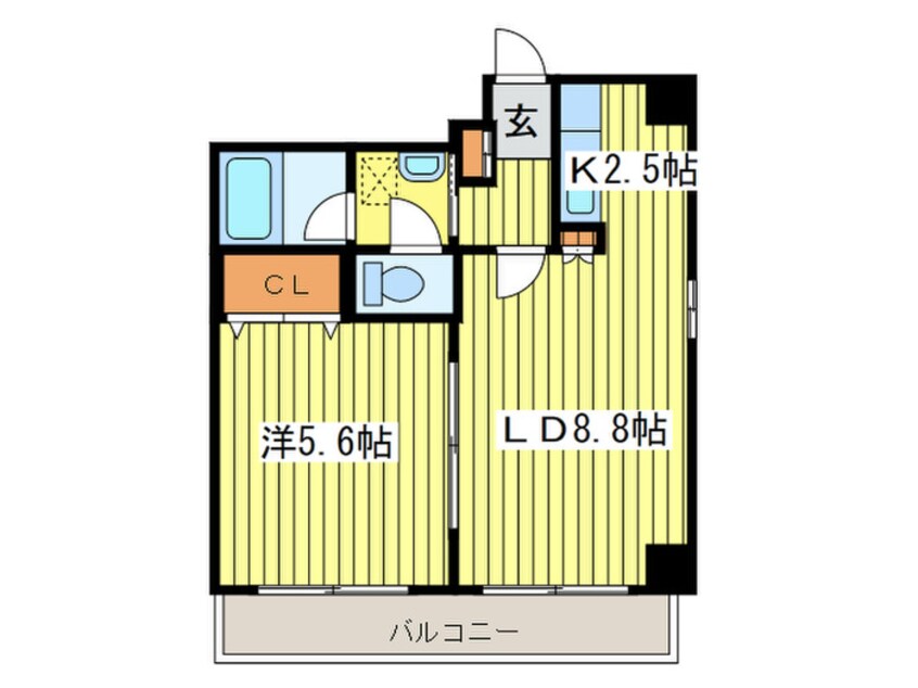 間取図 Crane　Court