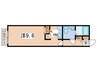 ＭＯＤＵＬＯＲ南円山 1Kの間取り