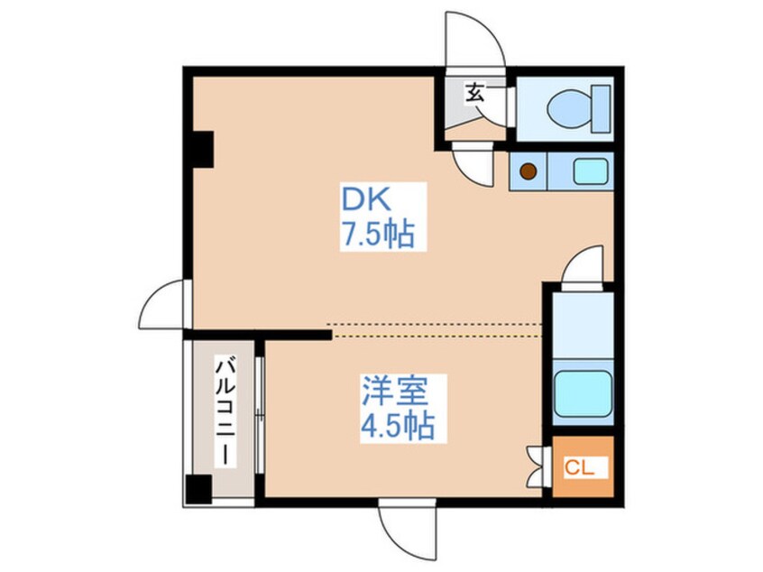 間取図 プルミエール平岸