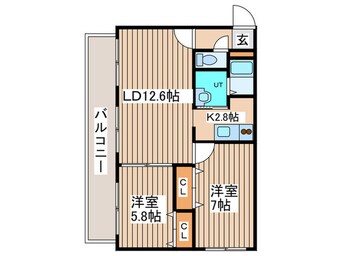 間取図 フォ－レスト元町