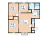 クレスト5・6 3LDKの間取り