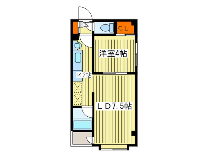間取図 エタニティ７