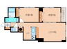 ブリ－ズ元町 2LDKの間取り