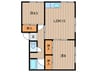日下部アパートＢ 2LDKの間取り