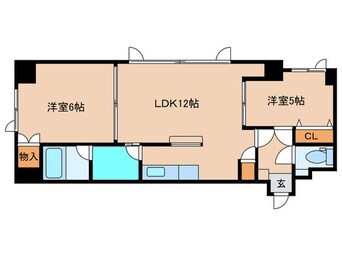 間取図 プレステ－ジ円山