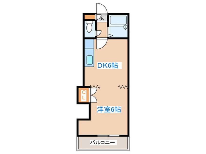 間取図 ブルームハイツ中央