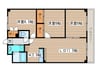 元町ガ－デン 3LDKの間取り