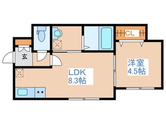 間取図 SORAライブマーケット平岸