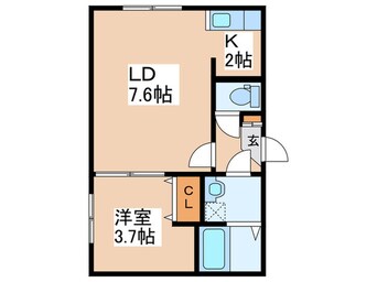 間取図 オルフェスタＳ８