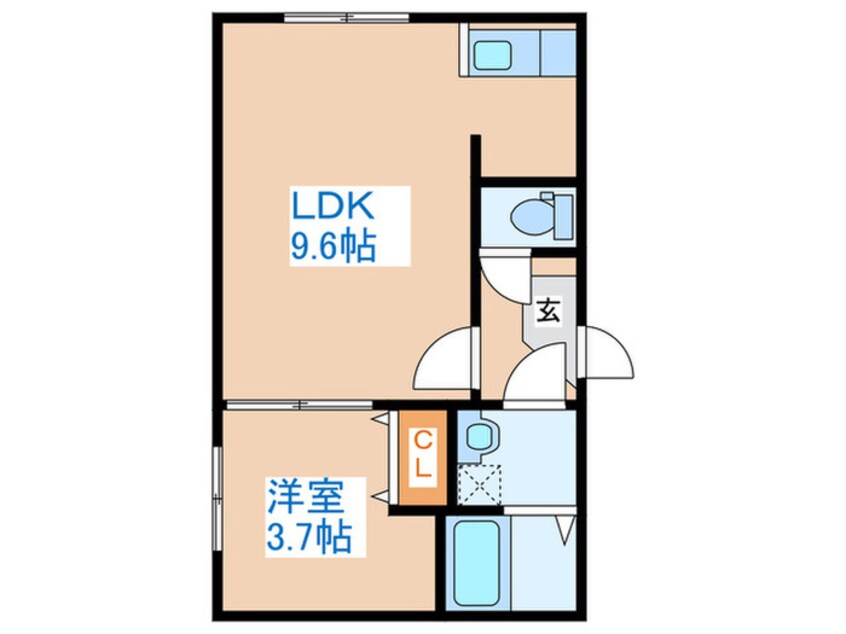 間取図 オルフェスタＳ８