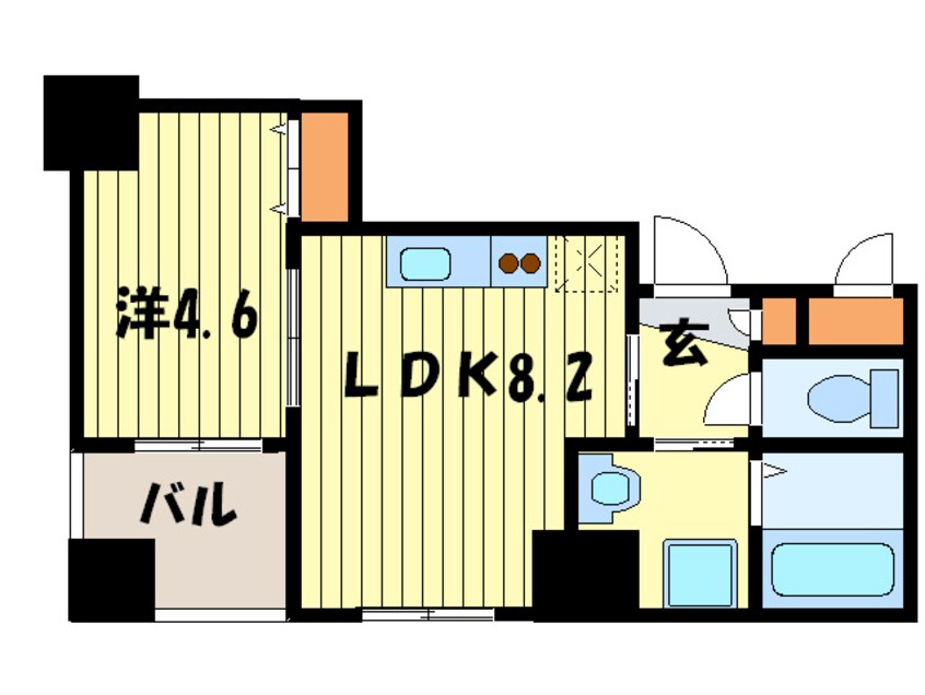 間取図 サムティ桑園通り