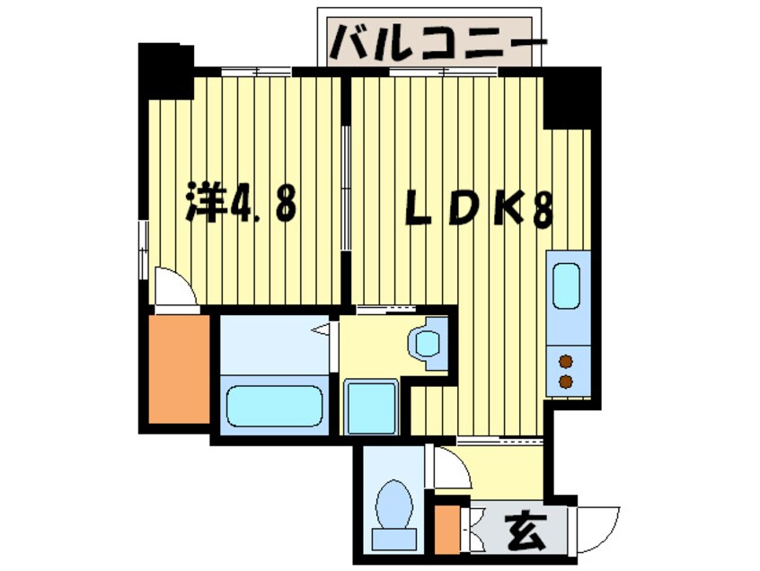 間取図 メゾン・ド・ヴィレ桑園