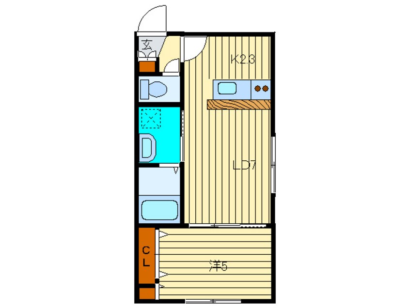 間取図 グランドサクセス南大通