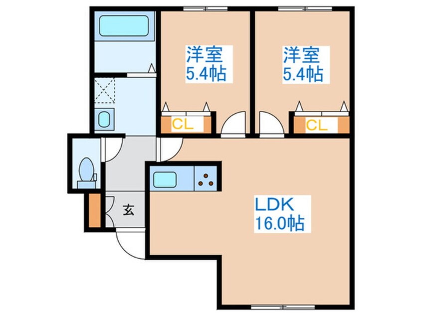 間取図 タウンハウス西野参番館