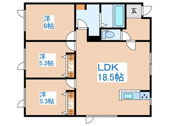 間取図 タウンハウス西野参番館