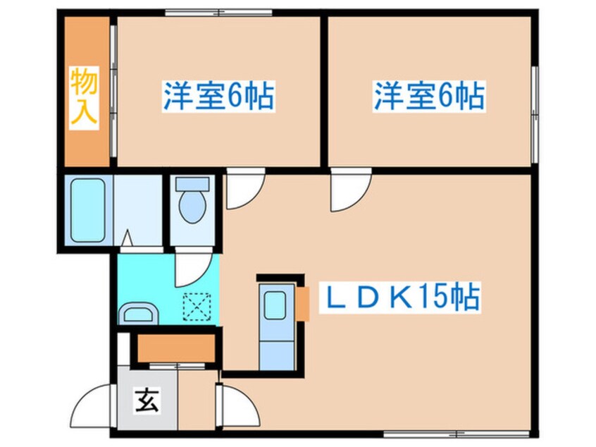 間取図 第一栄荘