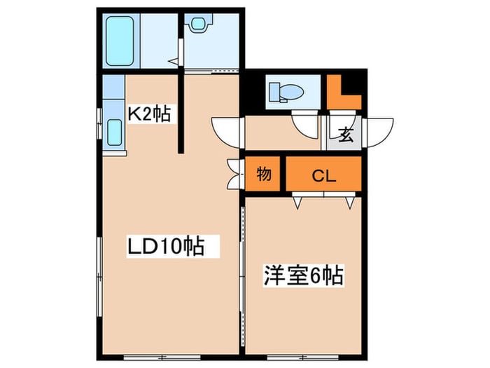 間取り図 ライフコ－ト月寒