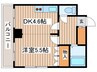 プレサント北３５条 1DKの間取り