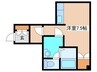 ＡＲＡＫＩ ＨＯＵＳＥ 1Rの間取り
