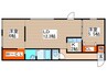 スターエステート 2LDKの間取り