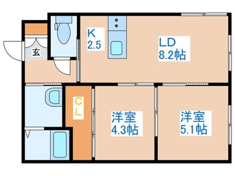 間取図 フォレストR－Ⅱ