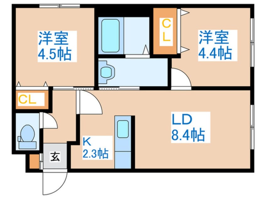 間取図 フォレストR－Ⅱ