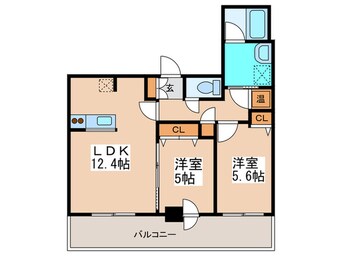 間取図 アルファタワ－札幌南４条