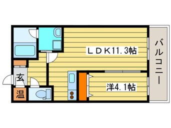 間取図 アルファタワ－札幌南４条