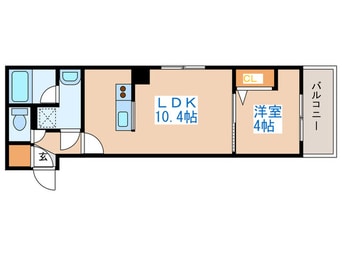 間取図 アルファタワ－札幌南４条