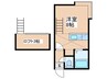 アローハイム 1Rの間取り