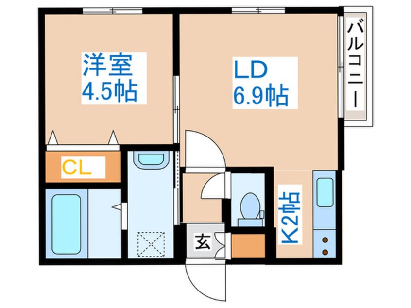 間取図 ルフト琴似