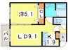 ドルチェ621 1LDKの間取り