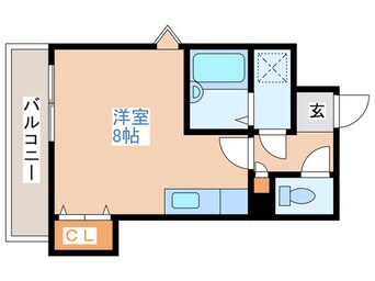 間取図 Ｐｒｅ　Ｄｏｎｉａ中の島
