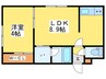 Sapporo house 1LDKの間取り