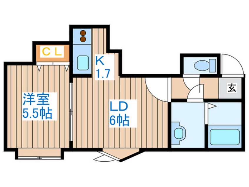 間取図 サウザンドファイン八軒