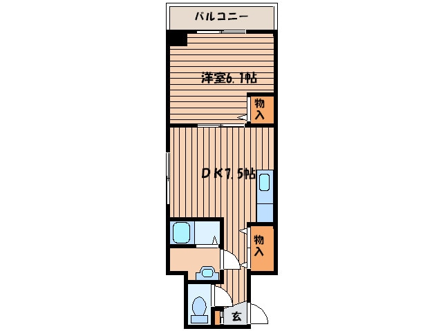 間取り図 Ｎｏｒｔｈ　ｗｅｓｔ２１６