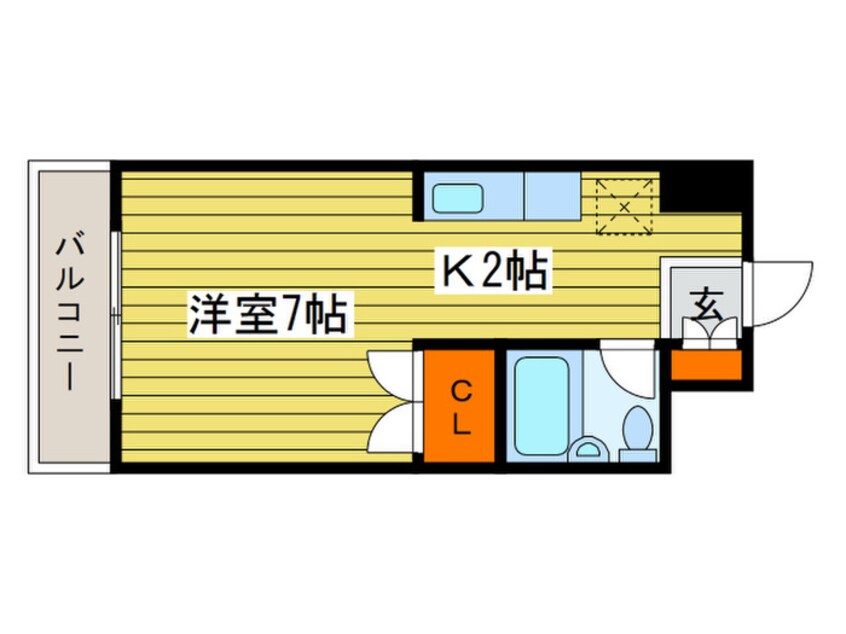 間取図 スタジオシティ