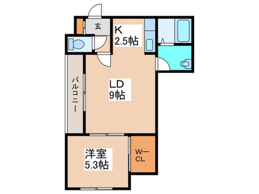 間取図 Opus篠路