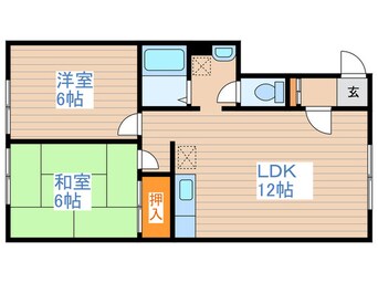 間取図 パンリ－ブル