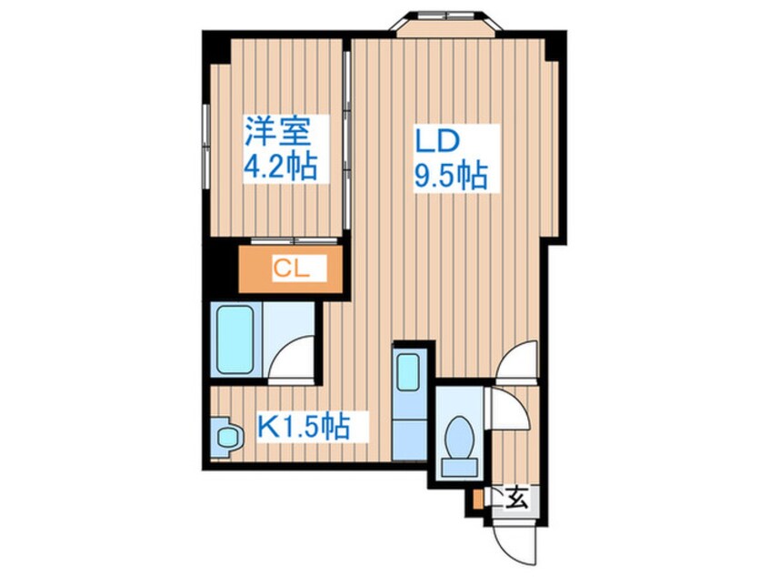 間取図 ル－ブル５条館