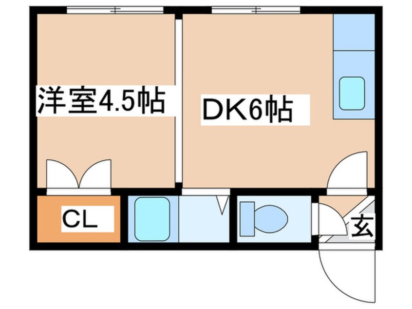 間取図 K2オオタキビル