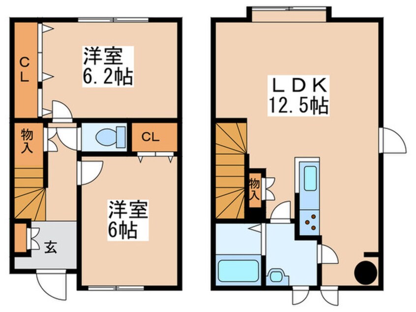 間取図 カトレアＢ