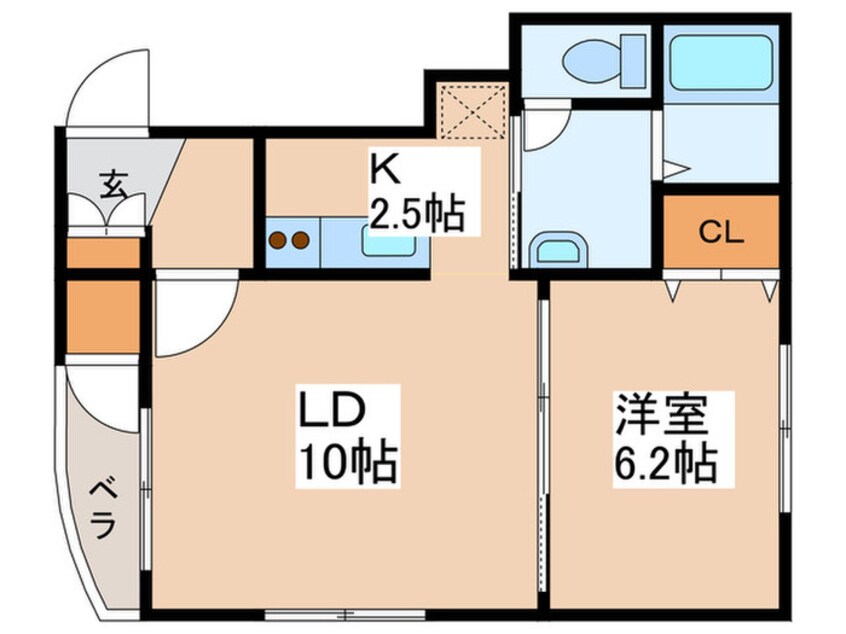 間取図 オリエントコ－トＳ１４Ｗ８